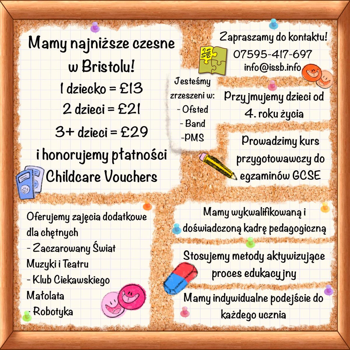 Zapisy na rok szkolny 2024/2024 trwają. Zapraszamy!