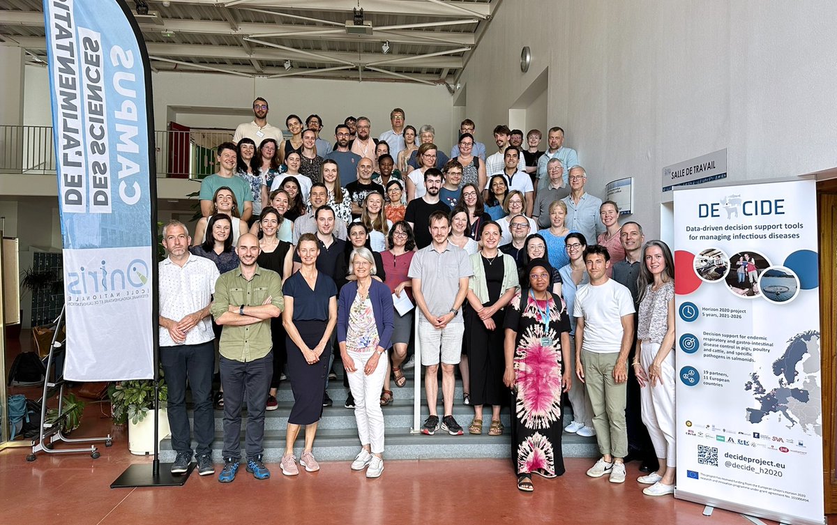 From June 25-27, the DECIDE General Assembly meeting was held in Nantes, France, bringing together over 60 participants. 

To learn more about the meeting's progress, check out our recent blog post here: lnkd.in/d4Zf9JVa 

#H2020 #animalhealth #horizon2020