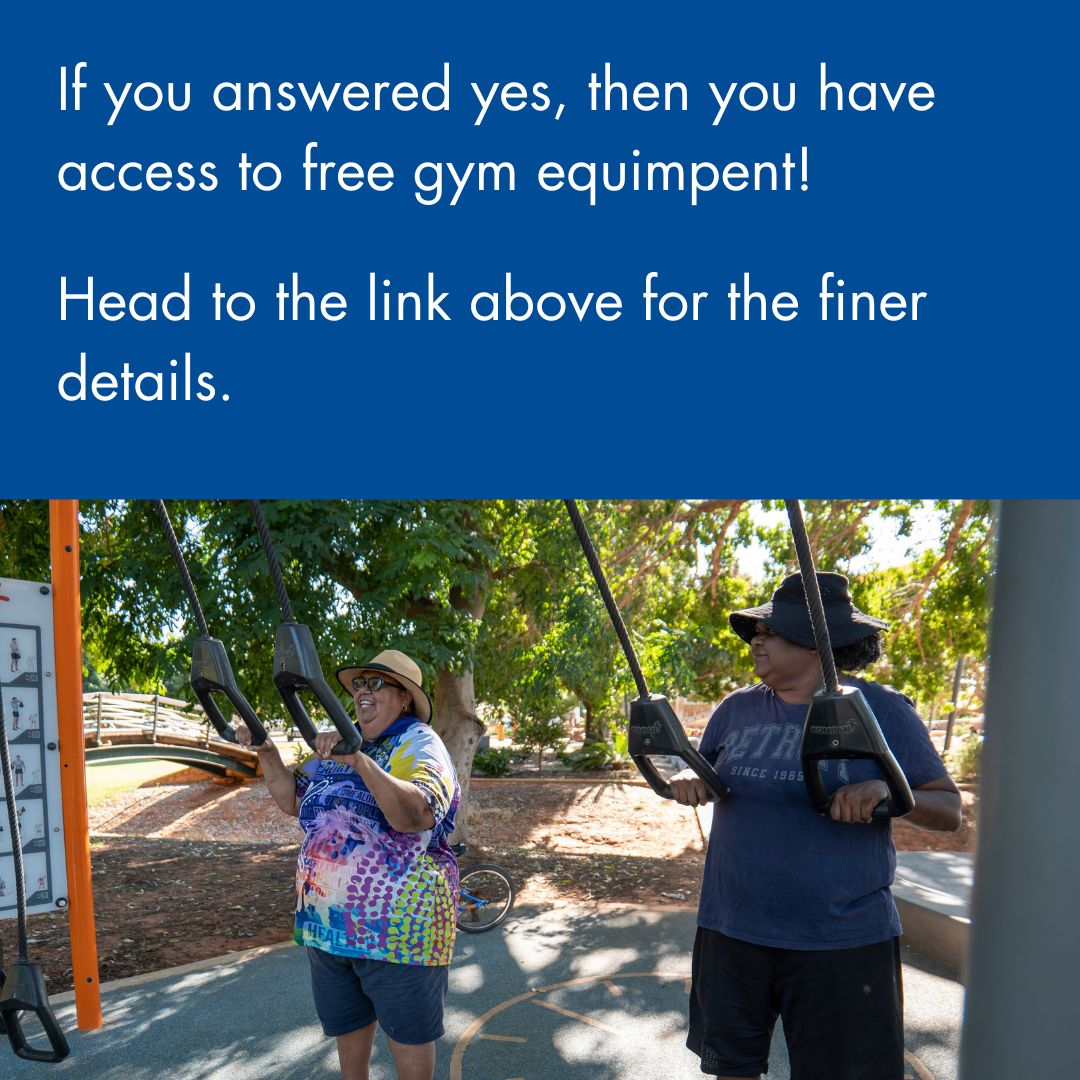 Looking for gym equipment that doesn't require a hefty membership fee? ⁠
⁠
The good news is there are plenty of free options in parks around Perth.⁠
⁠
For more information, head to bit.ly/3Wb4plV