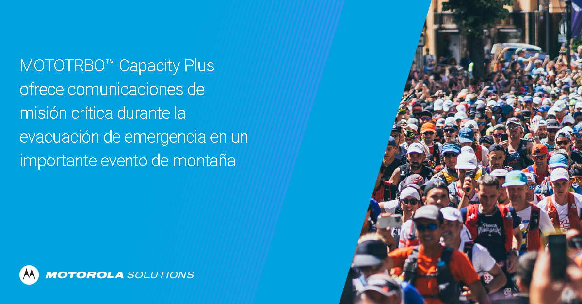 TELCOM_SA's tweet photo. El evento de carreras de montaña UTMB Val d’Aran en España desplegó MOTOTRBO Capacity Plus para ofrecer las comunicaciones de misión crítica para el control operativo que resultaron vitales durante una evacuación de emergencia del evento. Más información: https://t.co/1XvJuw4kag https://t.co/Tfa7PS22My