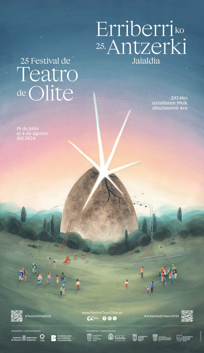 Más teatro, ahora con María Goiricelaya y Ane Pikaza, directoras del Festival de Teatro de Olite 🎭

Teatro, música y circo con artistas de diferentes disciplinas y nacionalidades que llegarán a algunos de los municipios navarros desde este 19 de Julio al 4 de agosto.