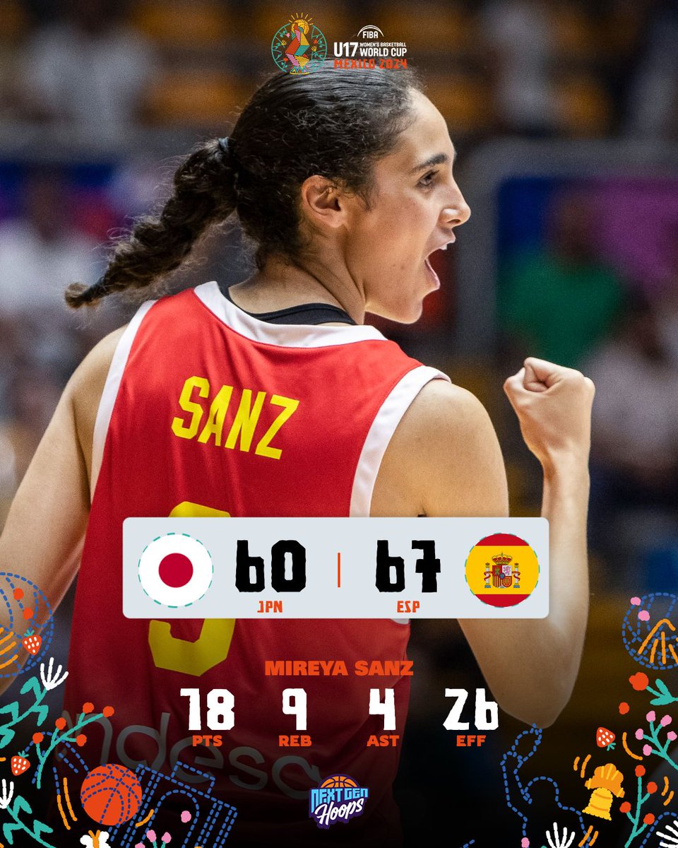 El partidazo de Mireya Sanz ante Japón 🔥🇪🇸

▪️18 puntos
▪️9 rebotes
▪️4 asistencias
▪️26 de valoración

#FIBAU17
