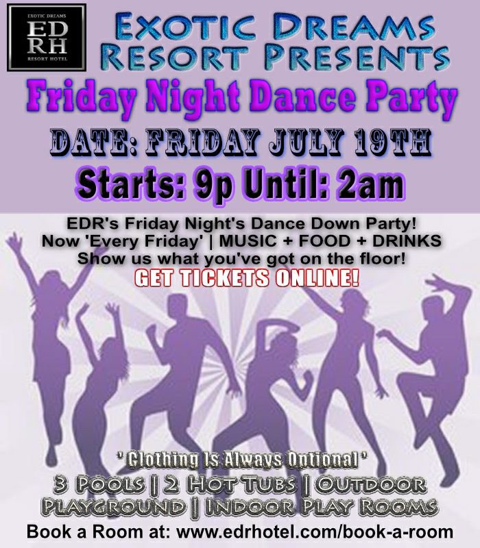 Dance naked under the palms!