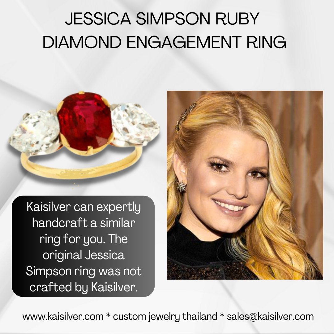 RampzM's tweet image. Jessica Simpson ruby diamond engagement ring significantly overpriced at US$ 150,000 say Kaisilver experts.  #jessicasimpson #rubyring #rubyengagementring #kaisilver ... more details at: jewelnice.com/jessica-simpso…