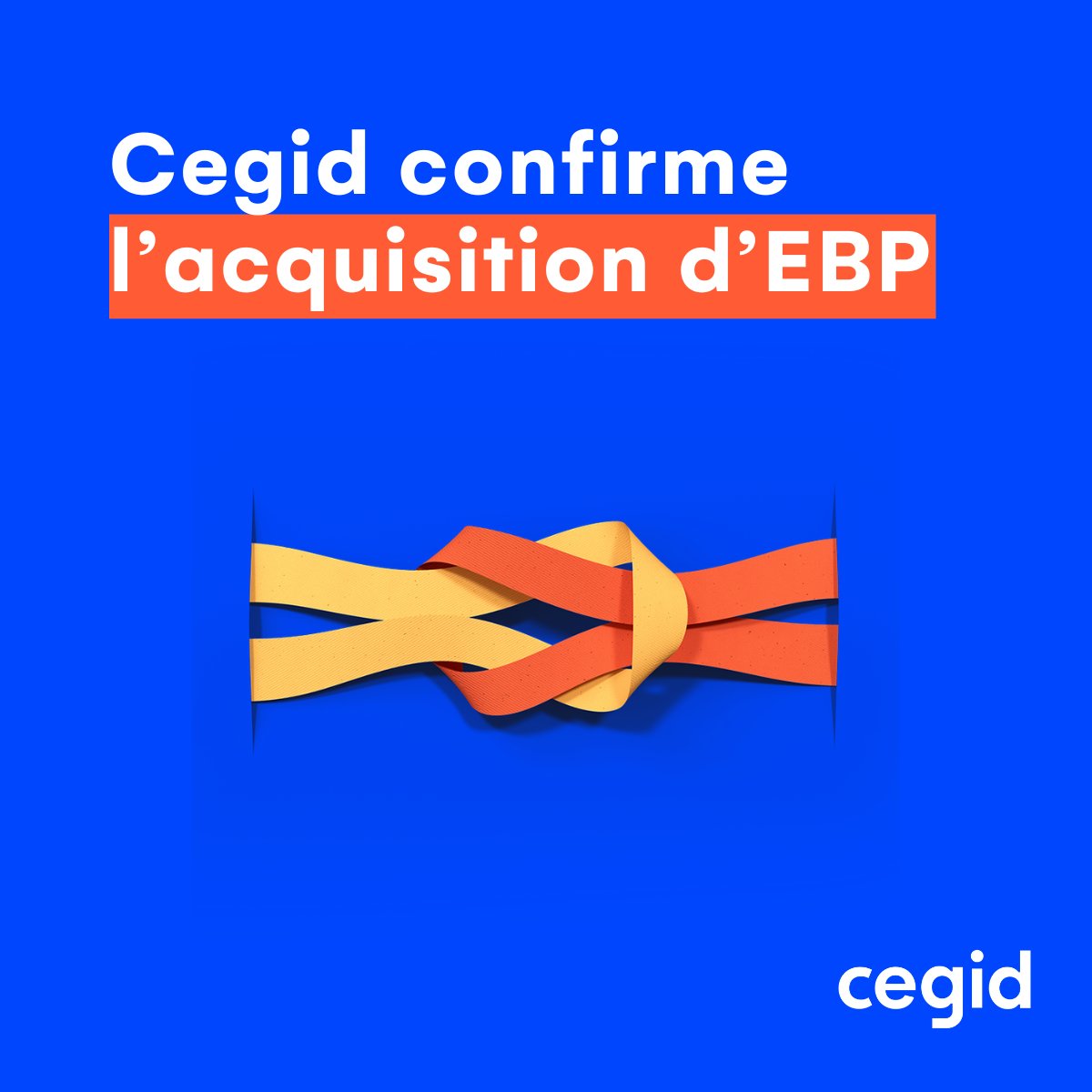 Cegid confirme l’acquisition d’#EBP et donne naissance à un leader européen sur le marché hautement stratégique des logiciels de gestion pour les #TPE et #PME >> cegid.com/fr/presse/cegi…