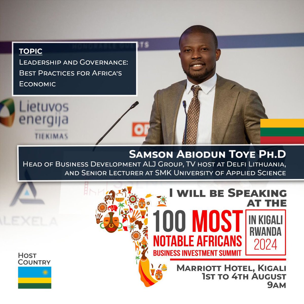 <a href="/100mostnotable/">100 MOST NOTABLE</a> Africans Leadership and Business Summit
The most anticipated Event Bringing Together the  African Continent Business Executives to Assemble and Share Business Ideas 

#100MostNotable 
#Kigali2024

Register 👇
100mostnotable.org