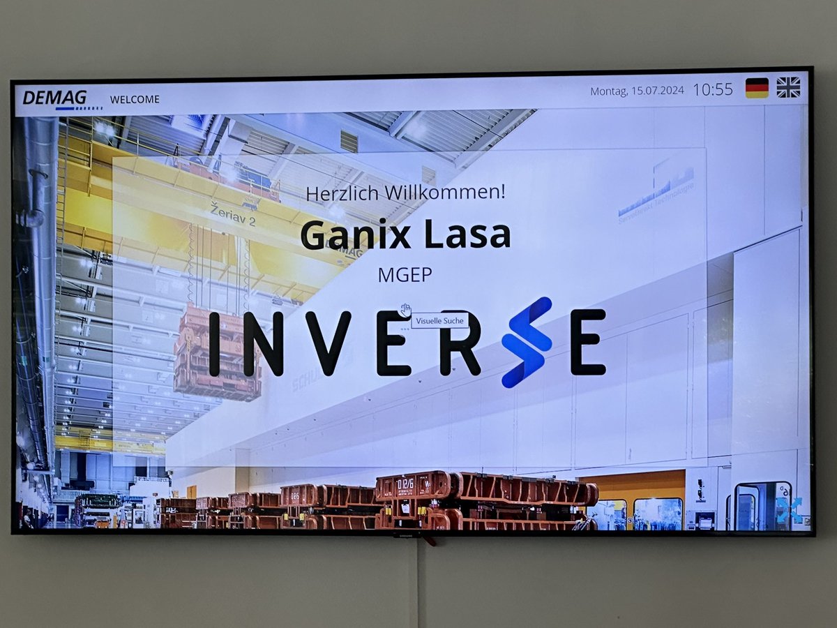 Just visited the KC-Demag factory for the @INVERSE_EU project use case. The level of innovation and dedication here is truly inspiring! Stay tuned for more updates!
