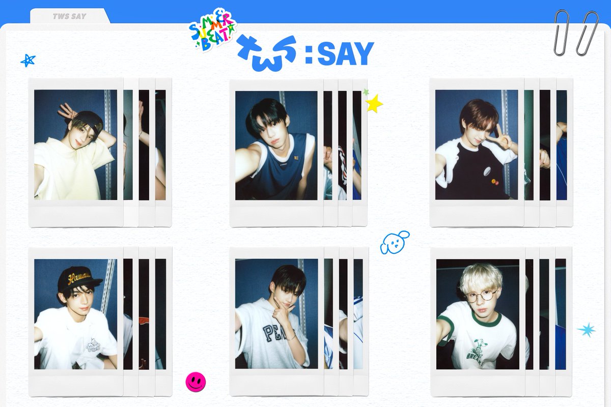 TWS_PLEDIS's tweet photo. TWS (투어스) TWS:AY 📝 'SUMMER BEAT!' 음악방송 #3
https://t.co/dwRR5o9TVx
#TWS #투어스 #247WithUs
#SUMMER_BEAT
#TWSAY https://t.co/fqBTBUSsF2