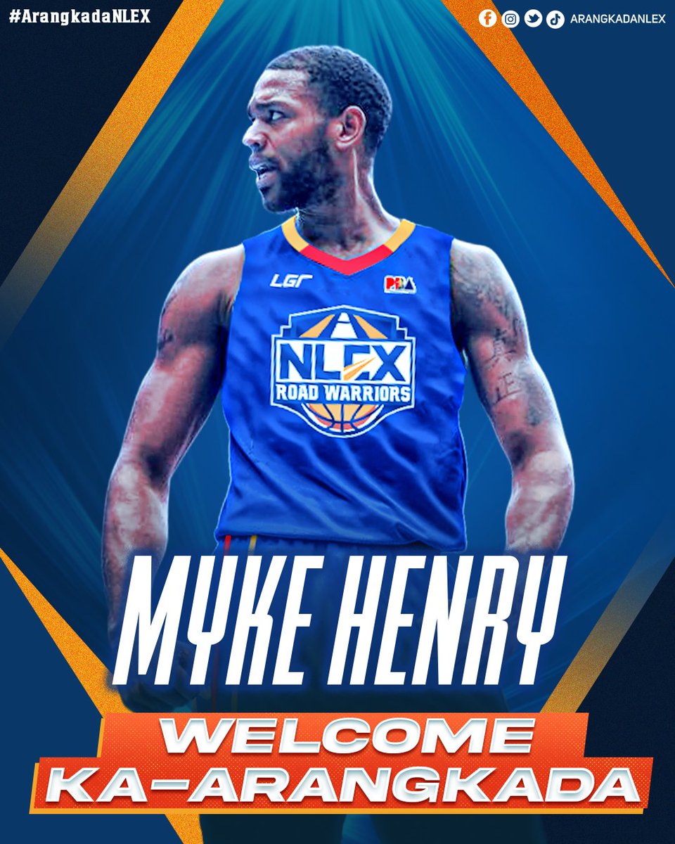 ArangkadaNLEX's tweet photo. We welcome former NBA pro Myke Henry as our import for the 2024 PBA Governorsβ Cup.
Myke's all-around game and international experience will surely help our team's campaign next conference ππ¨
We are excited to see him in action! π§π
#NLEX #Arangkada #NLEX #PBA2024 π΅π https://t.co/msT3lQbsi4