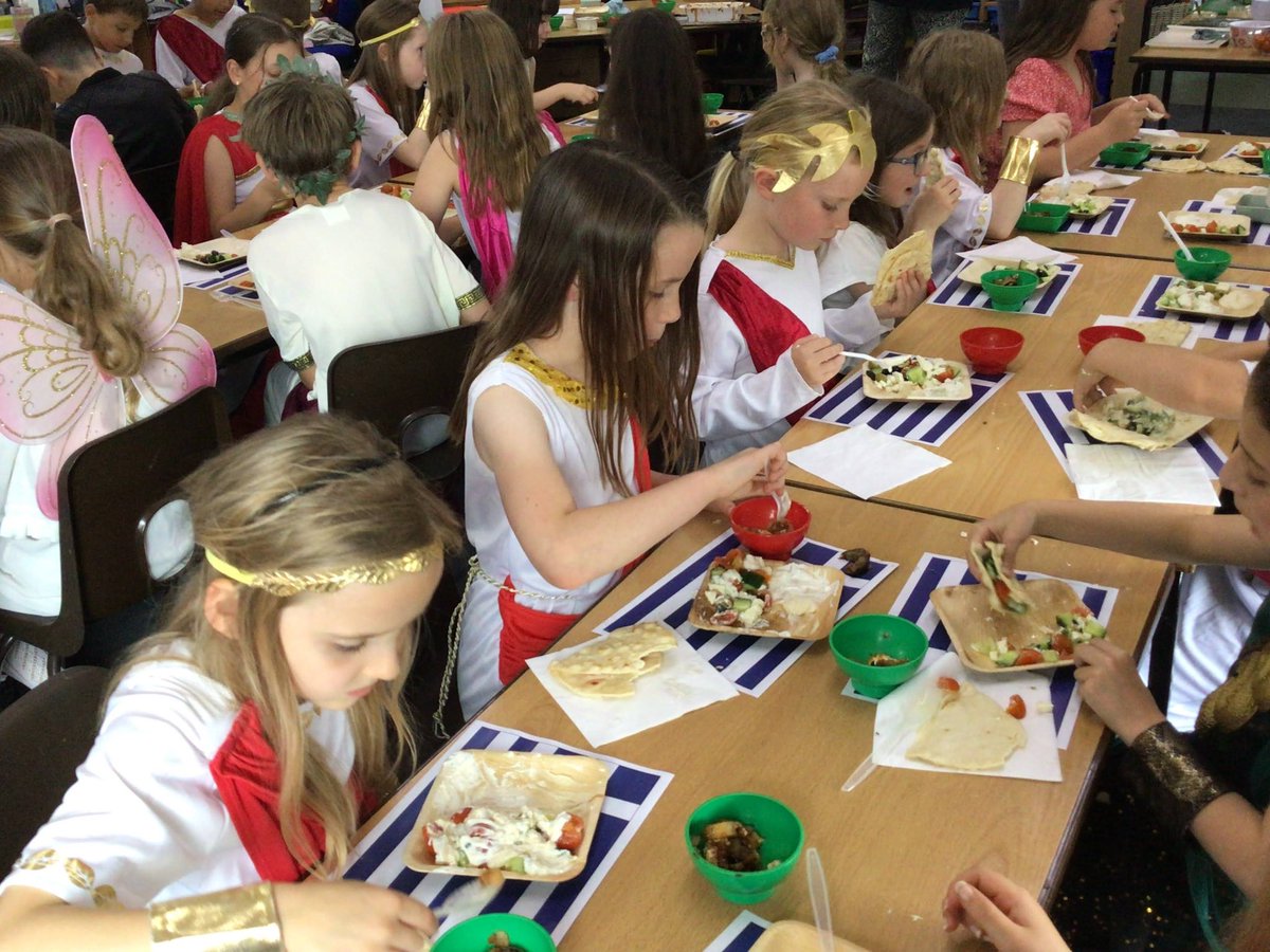 Year 3/4 finished off the Ancient Greeks with a Greek feast. Many thanks to Mr Greek in Newmarket for the delicious Greek doughnuts! <a href="/Nmktbusiness/">Newmarket Matters</a>