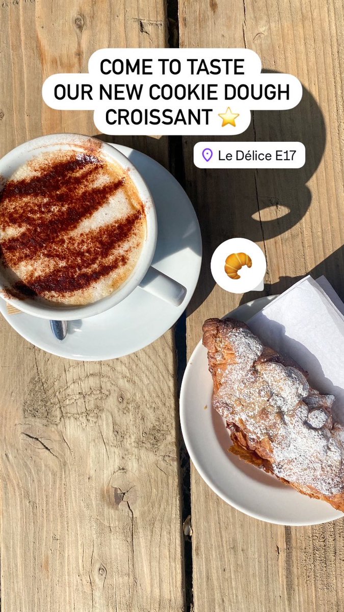 ⭐️Come to taste our new Cookie Dough Croissant 🥐 #homemade #pastries #crookie #cookiedoughcroissant