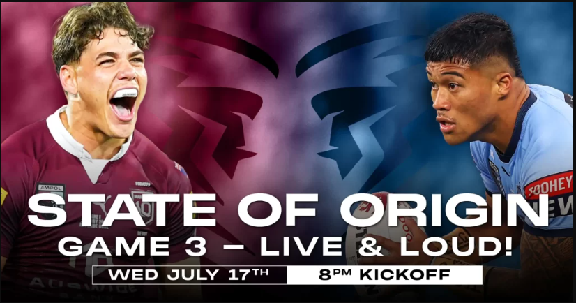 State of Origin Game III Live Stream TV Free Coverage
📺 Stream — sportstvstreamhub.com/state-of-origi…
Game III — Wednesday, July 17
Brisbane's Suncorp Stadium