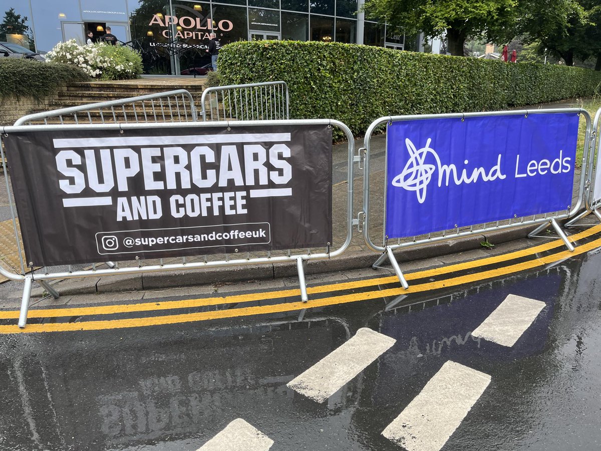 LeedsMind's tweet photo. Thank you so much to @leedssupercarmt for running Supercars and Coffee again this year, in aid of Leeds Mind!

Even though the weather was particularly English, the wonderful people who came along were SO generous, raising a whopping £2,288.28!!!

Thank you so much!!! https://t.co/b7zdPUJrXv