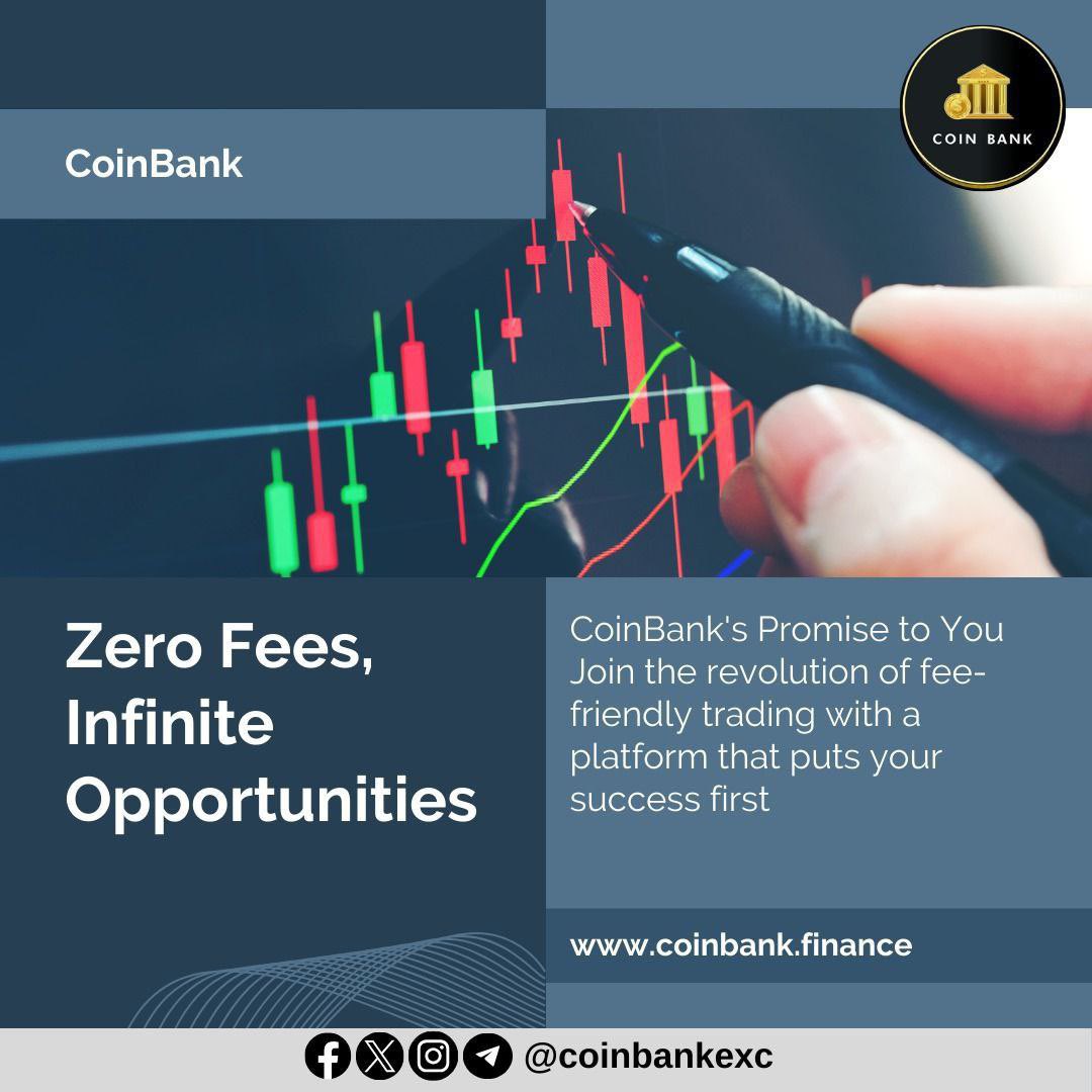 Grow your crypto game with ease. 💯 Coin Bank's 📊 user-friendly interface makes buying, selling and storing digital currencies 🪙 a breeze. Enjoy top-notch security 🛡️ and a wide range of coins 🪙💰 to choose from. Sign up today at coinbank.finance and see what you've