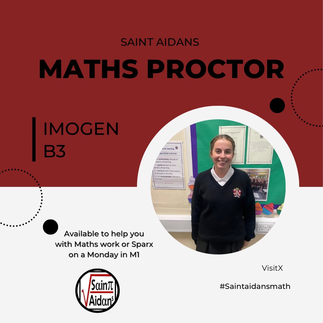 Saint Aidan's Maths tweet media