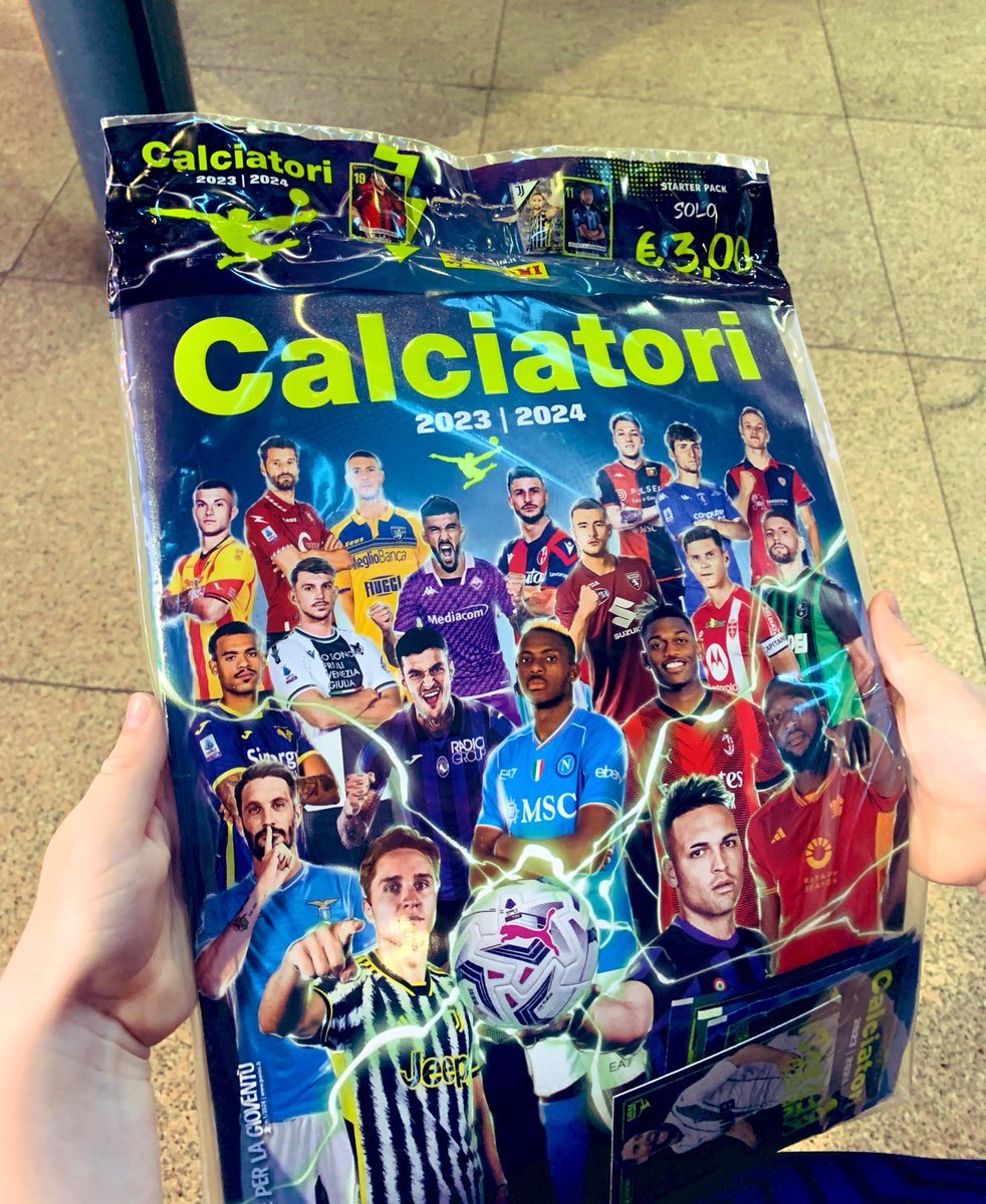 GJeterfan's tweet image. On va s’ouvrir ça ⚽️ les kiosques en 🇮🇹 avec des cartes à chaque comptoir 🤩
@danslepaquet #potescartes