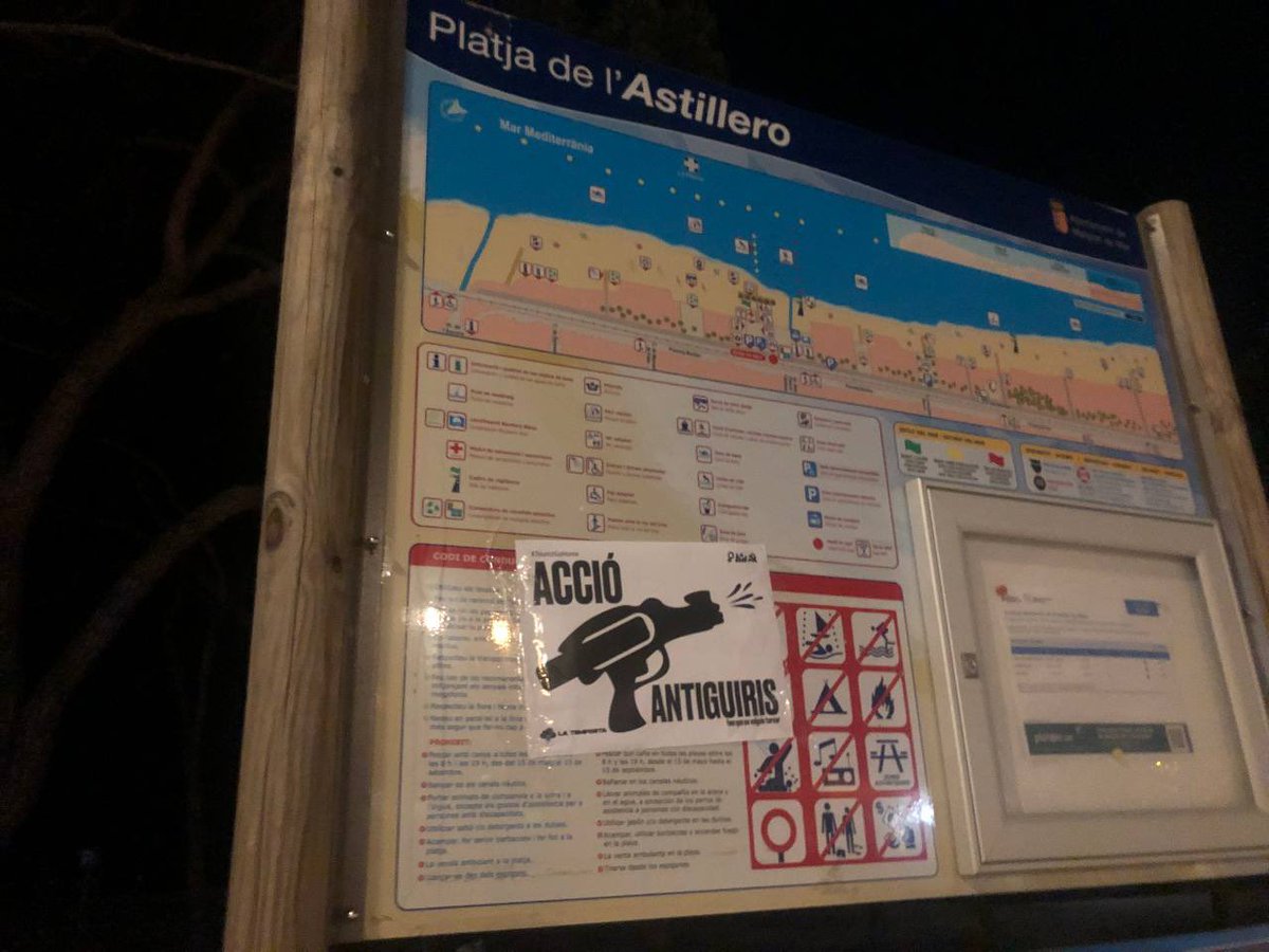 🏝️Assenyalem diferents llocs de freqüència turística com és #SantaSusanna per deixar clar aquest model de comarca temàtica en la que ens estan convertim no funciona.⚙️