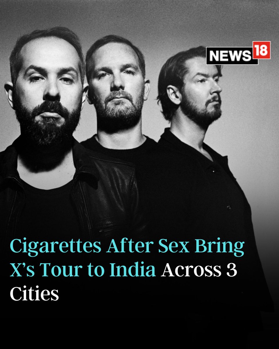 CNNnews18's tweet image. The American dream pop sensation will perform live in Delhi-NCR, Mumbai and Bengaluru on January 24th, 25th and 28th, 2025, respectively

#CigaratteAfterSex #MusicalBand #AmericanMusic #Mumbai #DelhiNCR #Concert 

news18.com/lifestyle/ciga…