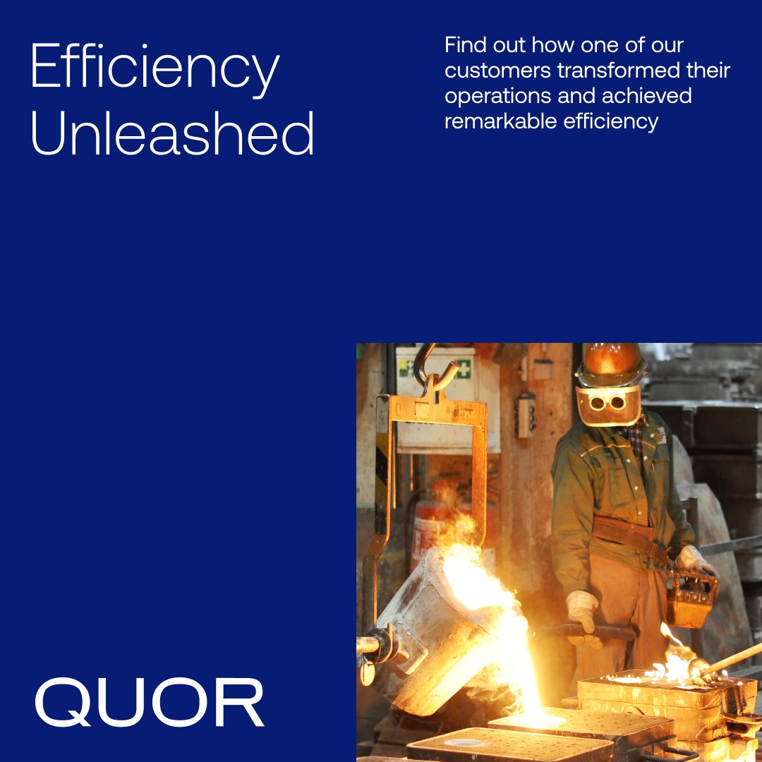 Read how one of our customers transformed their operations and achieved remarkable efficiency quorgroup.com/challenges 
#CustomerSuccess #Efficiency
