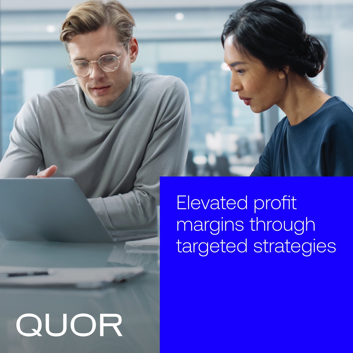Learn how our solutions enhance profitability through optimised trading strategies and reduced operational costs. #ProfitBoost #QuorBenefits