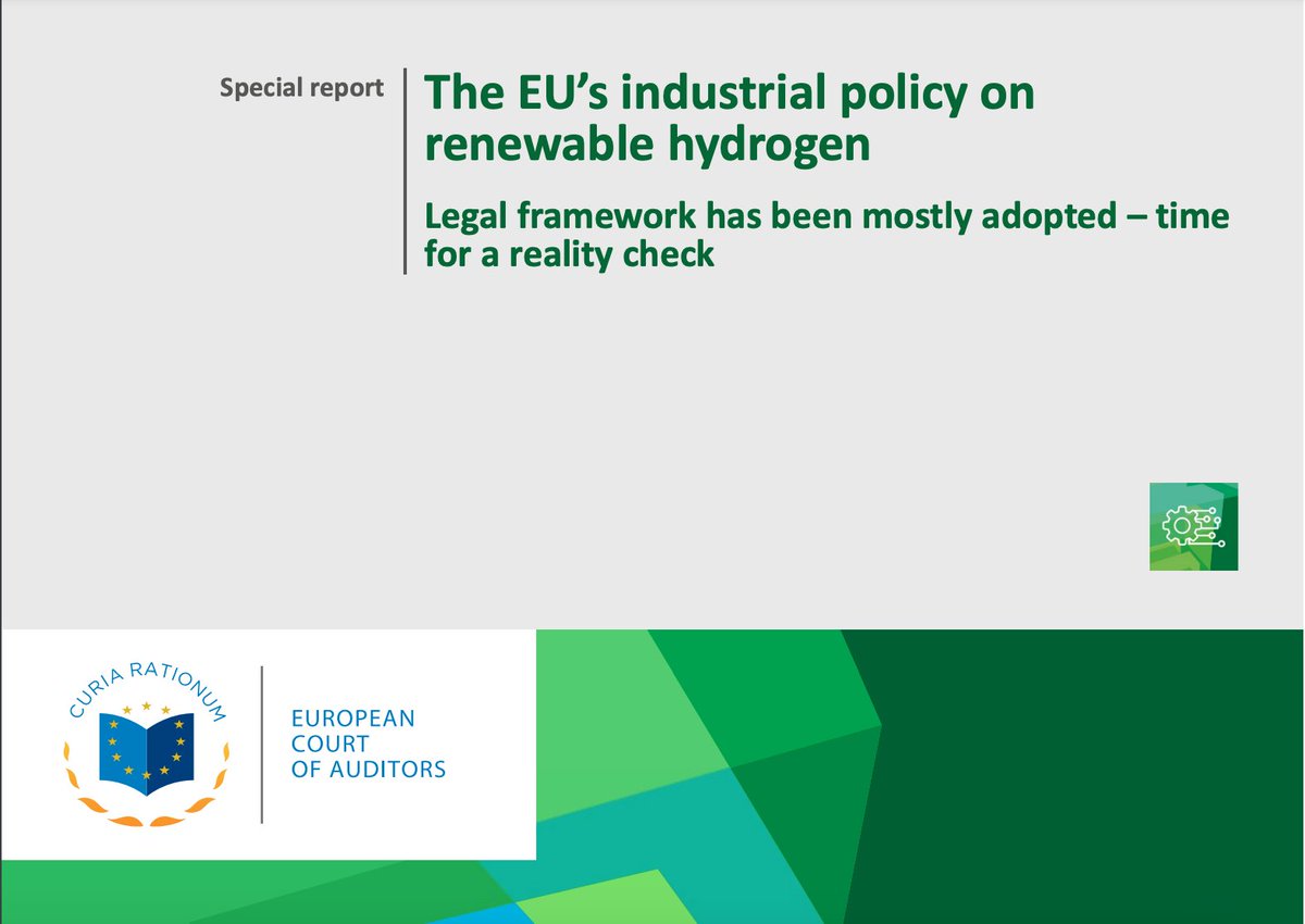 Anna Hubert 🇪🇺 (@annahbrt) on Twitter photo « The Commission failed to carry out rigorous analyses before setting EU targets for the production and import of renewable hydrogen », the European Court of Auditors <a href="/EUauditors/">European Court of Auditors</a> severly criticises the Commission's H2 strategy ↘️
eca.europa.eu/ECAPublication… « The Commission failed to carry out rigorous analyses before setting EU targets for the production and import of renewable hydrogen », the European Court of Auditors <a href="/EUauditors/">European Court of Auditors</a> severly criticises the Commission's H2 strategy ↘️
eca.europa.eu/ECAPublication…