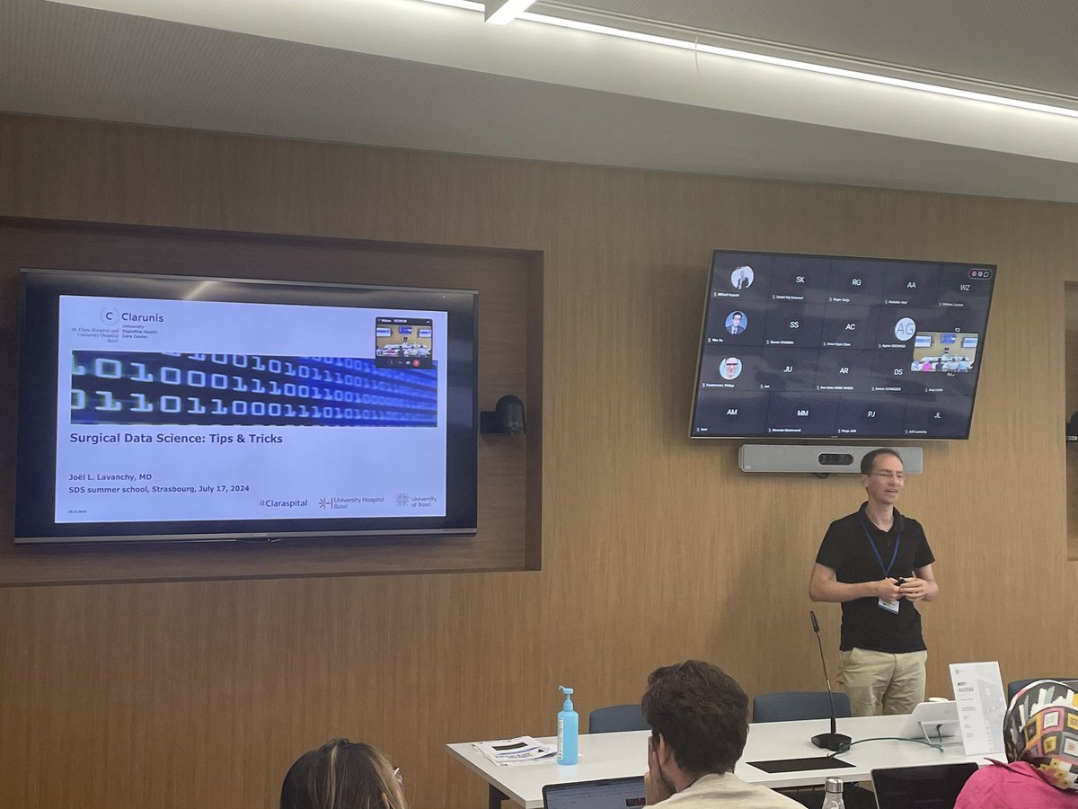 Day 3 #sds2024 lecture by the amazing <a href="/joel_lavanchy/">Joël L. Lavanchy</a> on SDS: Tips and Tricks <a href="/CammaLab/">CAMMA</a>