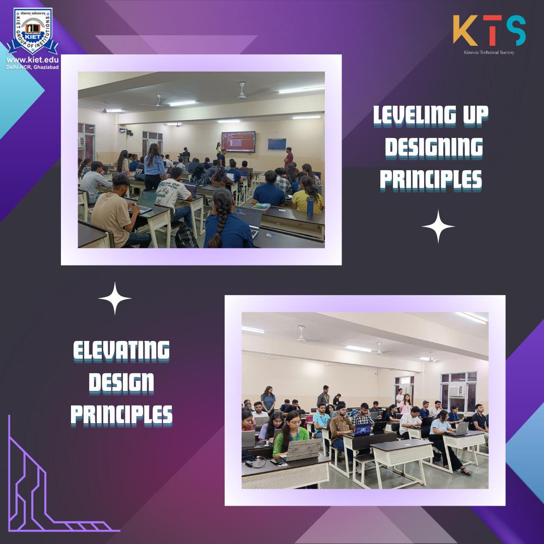 Kiet_edu's tweet photo. From July 1, to July 3, #Kinesis_Technical_Society, CS Department organized #workshop “Pixel to Code: A Portfolio Creation Adventure."

#kiet_group_of_institutions #KIETGZB #KIET #AKTU #AICTE  #TopEngineeringColleges #BestEngineeringCollege #DesignToDeployment #CreativeCoding https://t.co/68lmZR3uRC