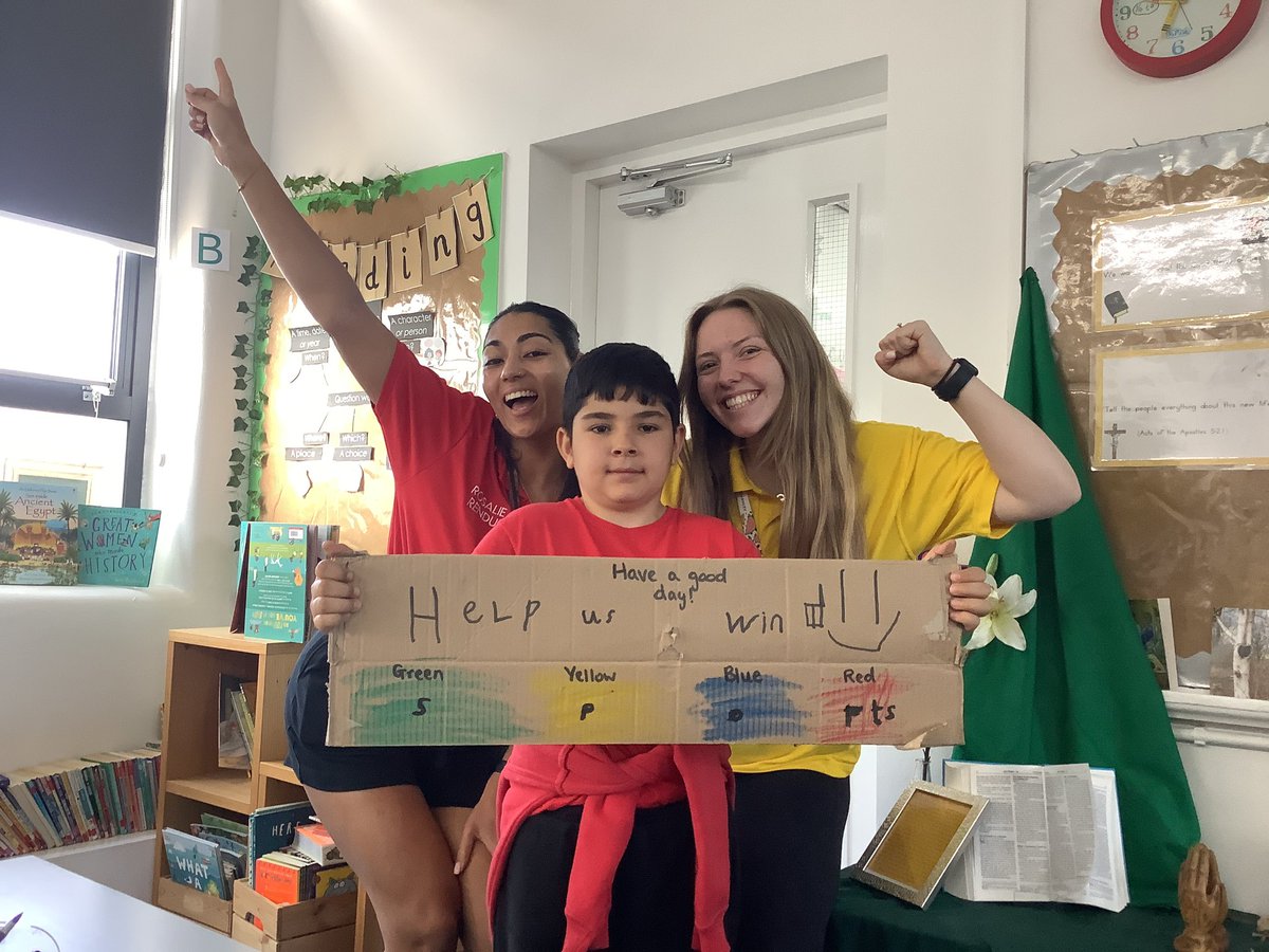 We are ready and raring to go for Key Stage 2 sports day! <a href="/bcw_cat/">Blessed Christopher Wharton Catholic Academy Trust</a>