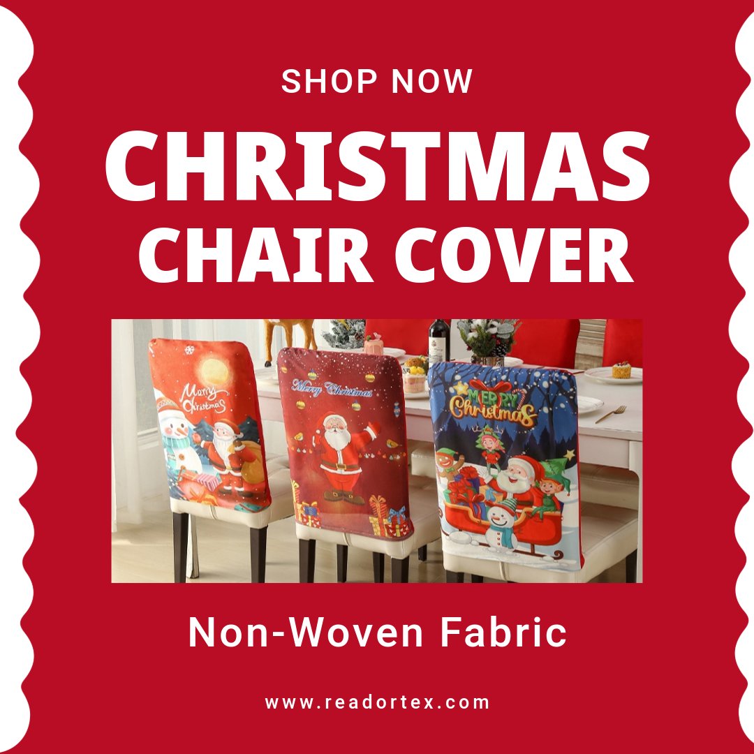 Readortex's tweet image. 🎄It's the perfect time to stock up on Readortex Christmas chair covers! Made from non-woven fabric, ensuring long-lasting use. Inquire now for a discount! 
 shop.readortex.com/collections/ch…

#Christmas #Readortex #ChairCover #textile #ChristmasDecor #Homedecor #XmasDecor
