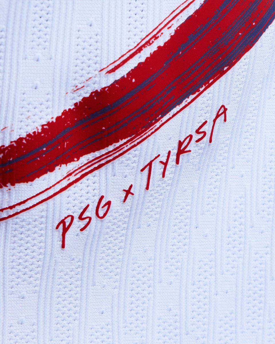 PARIS 75 for <a href="/PSG_inside/">Paris Saint-Germain</a>  🔵🔴⚽️ 
Artwork designed for the launch of the new PSG away kit.
The jersey featuring the Design on the back was displayed at a pop-up inside the Eiffel Tower and is now available at PSG stores (Champs-Elysées &amp; Parc des Princes).👕✨

#psg #tyrsa