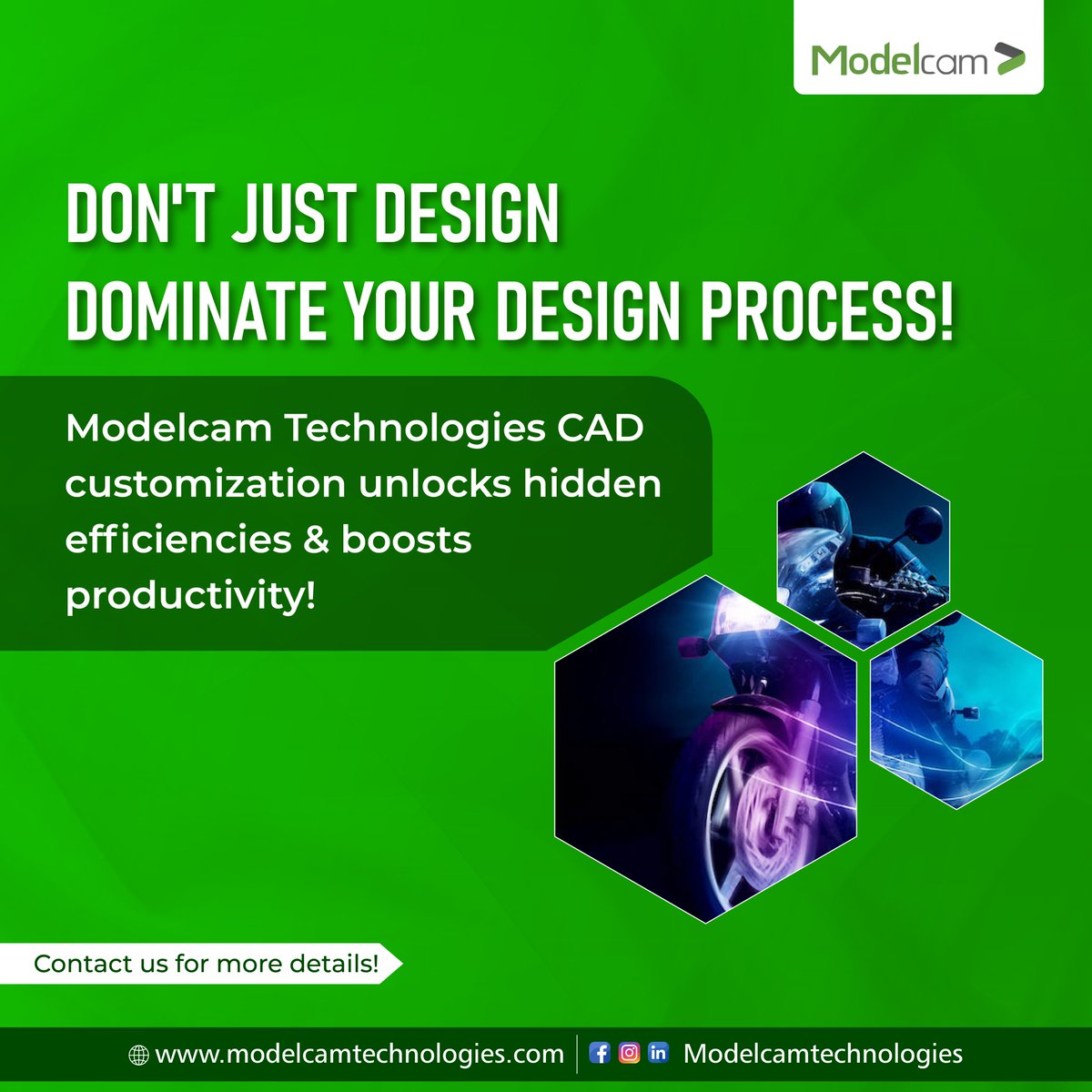 Modelcam's tweet photo. 🫸Stop wasting time on repetitive tasks. Automate your designs with CAD customization.📷 Learn more about CAD customization services at - https://t.co/An1OC06iwh. or Connect with us at:- +91 8237016167.

#cad #engineering #productdesign #manufacturing #automateddesign https://t.co/MPUDvBJ3tD