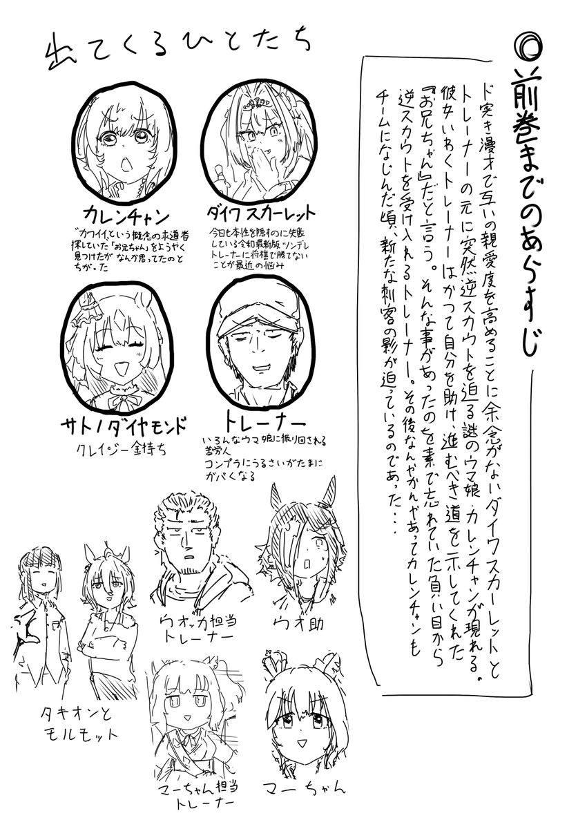 新刊用につくったクソ雑あらすじ 