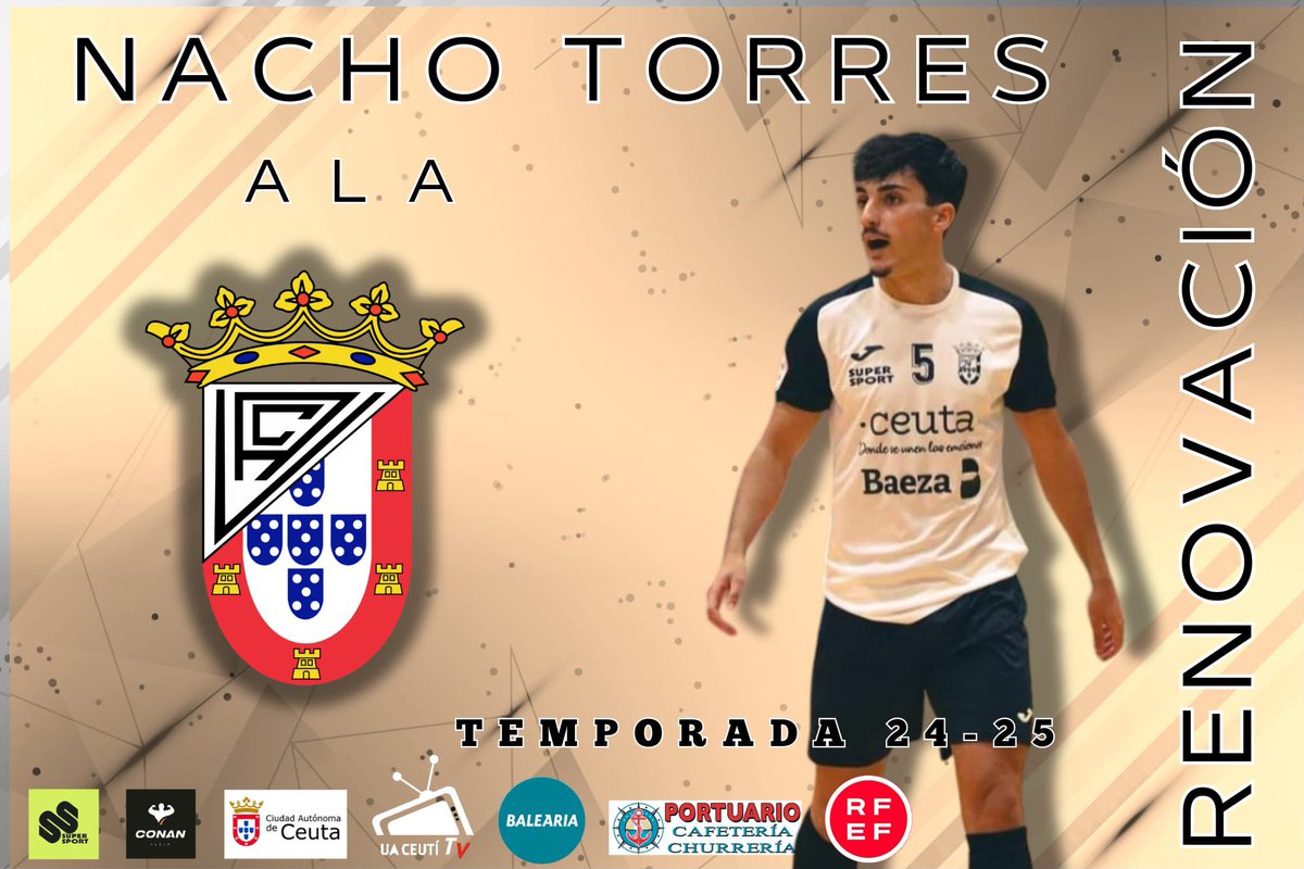 ua_ceuti's tweet photo. ➜🆁🅴🅽🅾🆅🅰🅲🅸🅾🅽 

Hoy nos toca anunciar la renovación de nuestro caballa @NachoTorres05 en su tercera temporada.

Sabemos de tu profesionalidad y estamos seguro que con tu aportación vamos a llegar a donde nos propongamos.

Mucha suerte Nacho y a por todas 👏🏼💪🏽

⚪️⚫️ https://t.co/2Z9CtZqJEy