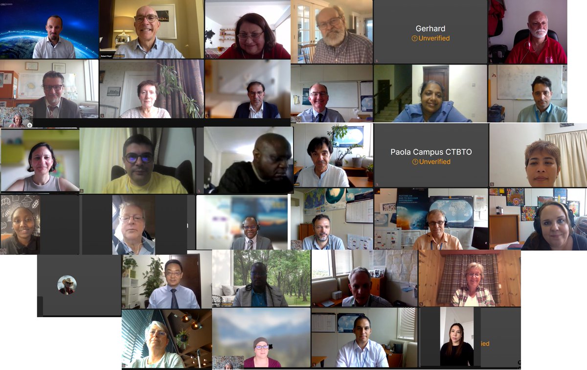 🔊Preparation for #SnT25 has begun with the first meeting of the Scientific Programme Committee (SPC)! 

The committee develops scientific goals, themes and highlights for the biennial CTBT: Science and Technology Conference, which will take place in Vienna in September 2025.