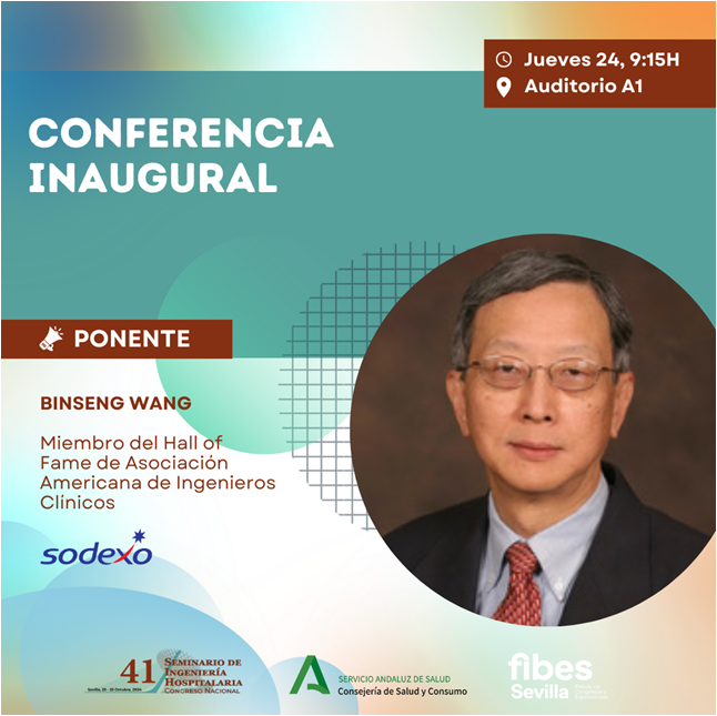 AEIHorg's tweet photo. ¡La charla inaugural del #41SeminarioAEIH será en el Auditorio A1!

🔹 Presentación: @JD_Sanmartin, Vicepresidente Comité Científico Sevilla 2024
🔹 Biseng Wang, @SodexoGroup, Miembro del Hall of Fame de la Asociación Americana de Ingenieros Clínicos

https://t.co/JS2rVJZgy3 https://t.co/eTN7KdfqGC