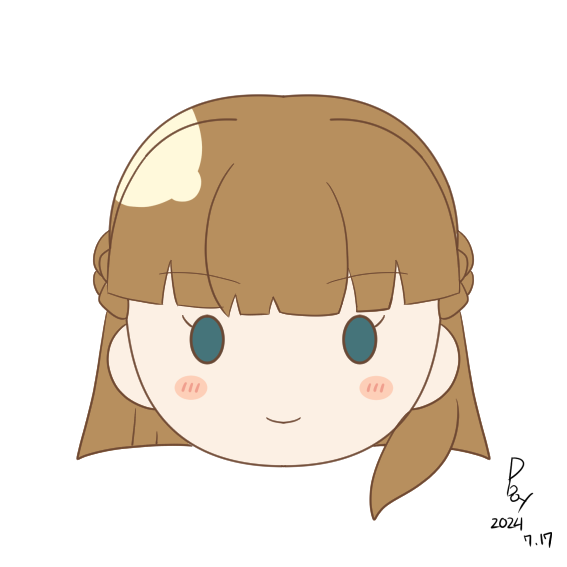 「ヒイロ&リリーナ(ファンシー風) 」|Dboy@カトリーヌ画集25%のイラスト