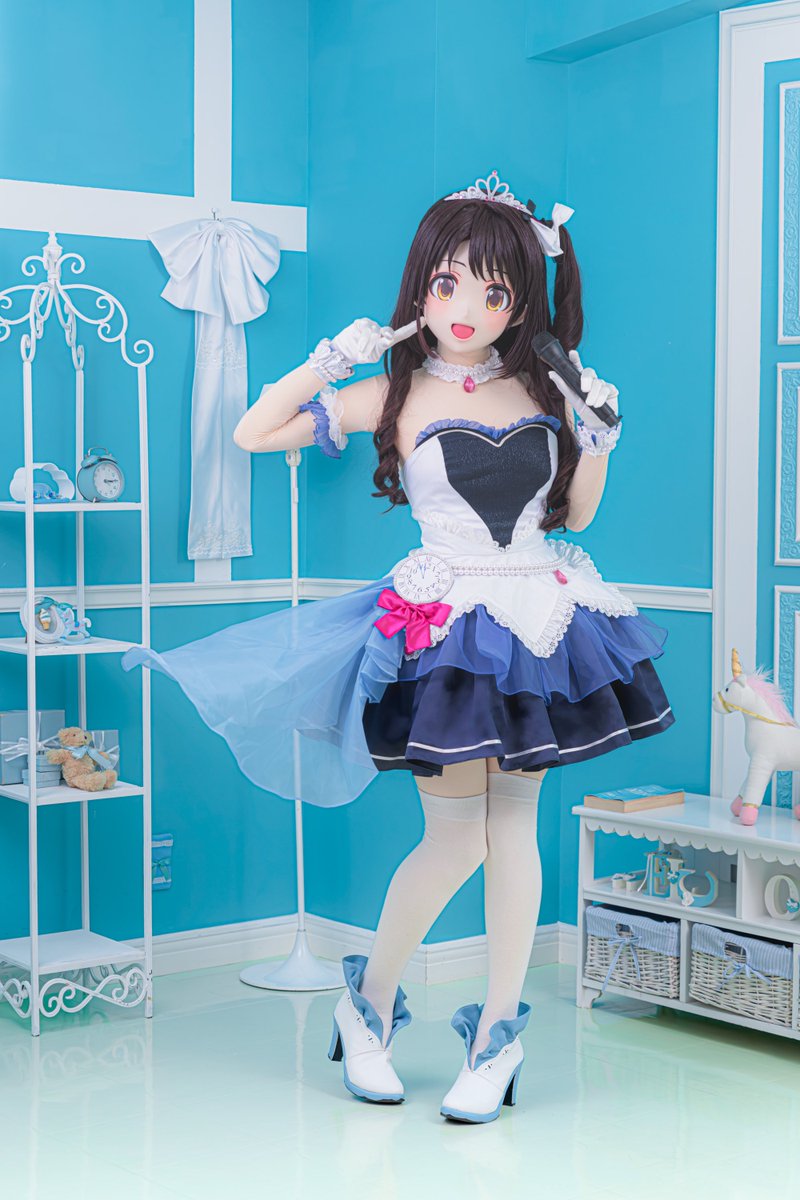 ✌️🎤 #島村卯月 #デレステ #コスプレ #着ぐるみ #kigurumi #cosplay