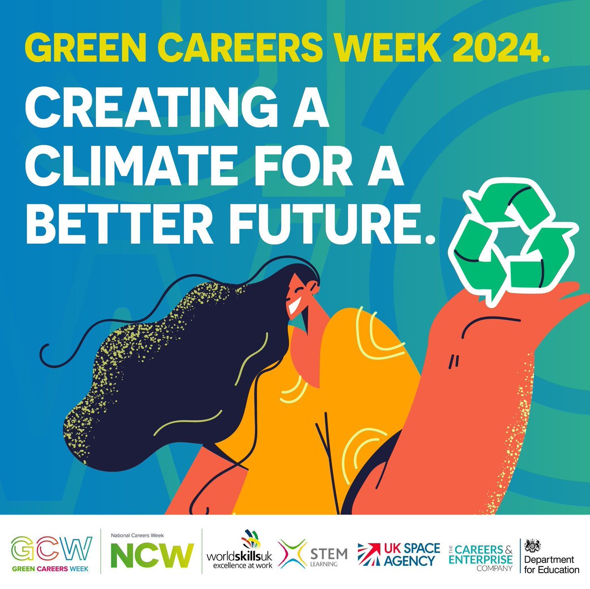 #GreenCareersWeek will take place from 4 - 9th November 2024.

#GCW2024
#GreenCareers