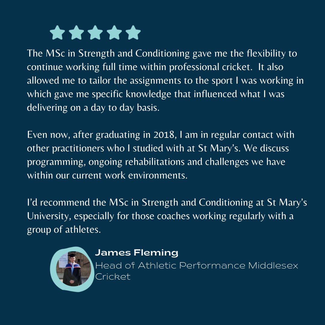 St Mary's S&C tweet media