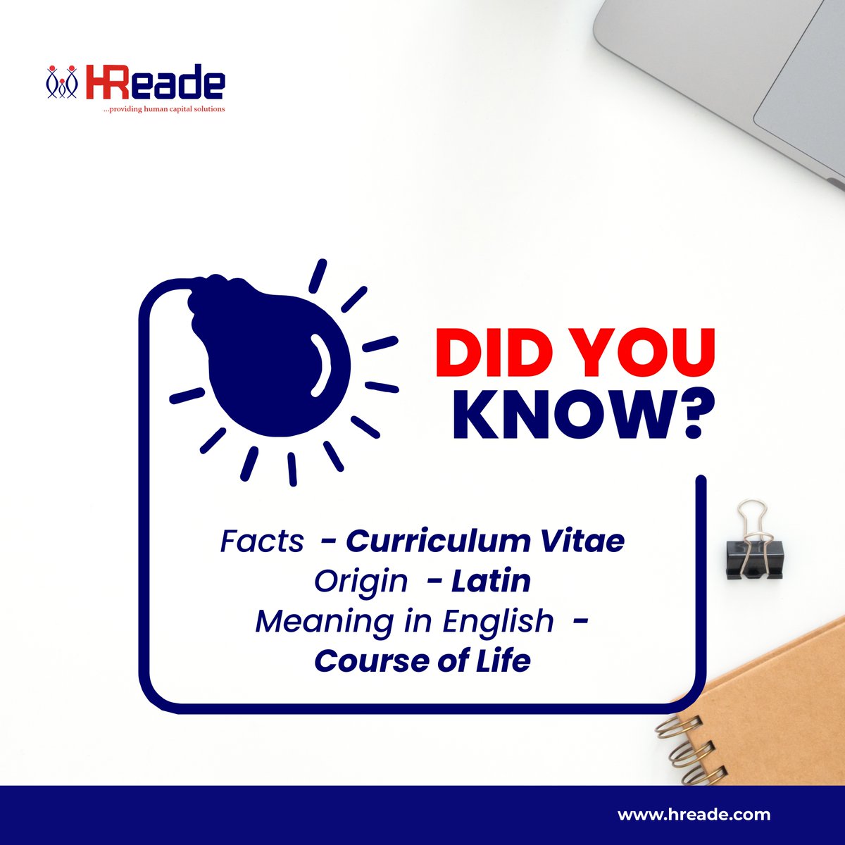 HReadeltd's tweet photo. Did you know?

Keep up with our page for more interesting content.

#HReadeLimited #CV #Consulting https://t.co/K3x60KZmMB
