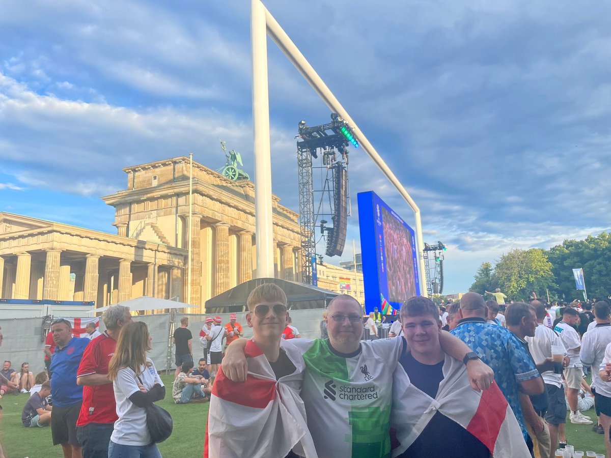 1978Antsmith's tweet photo. Not the result we were after, but we all enjoyed the atmosphere at the fan park near the Brandenburg Gate for the Euro 24 Final on Sunday. https://t.co/eyXLMAjXfi