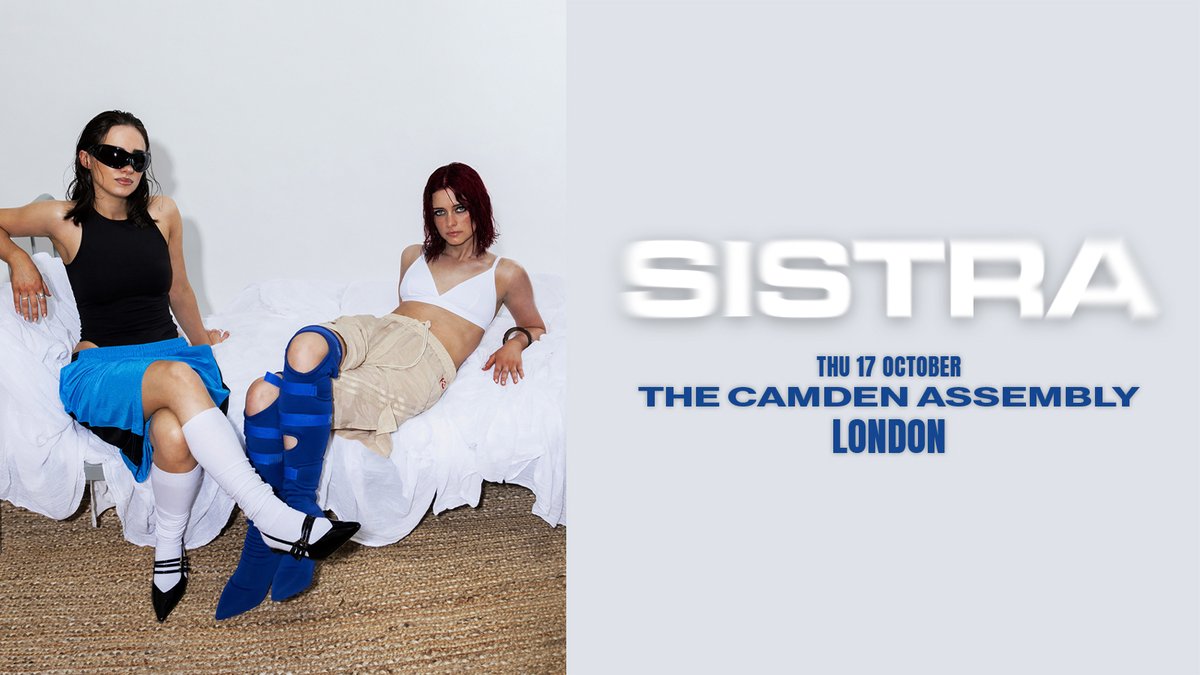 Live Nation UK (@livenationuk) on Twitter photo NEW: Following the release of their new single 'Stay on the Phone', <a href="/sistramusic/">SISTRA</a> will make their way to London's <a href="/CamdenAssembly/">Camden Assembly</a> in October ๐
 
Find tickets in our #LNpresale tomorrow at 10am ๐ livenation.uk/5yqs50SE28J NEW: Following the release of their new single 'Stay on the Phone', <a href="/sistramusic/">SISTRA</a> will make their way to London's <a href="/CamdenAssembly/">Camden Assembly</a> in October ๐
 
Find tickets in our #LNpresale tomorrow at 10am ๐ livenation.uk/5yqs50SE28J
