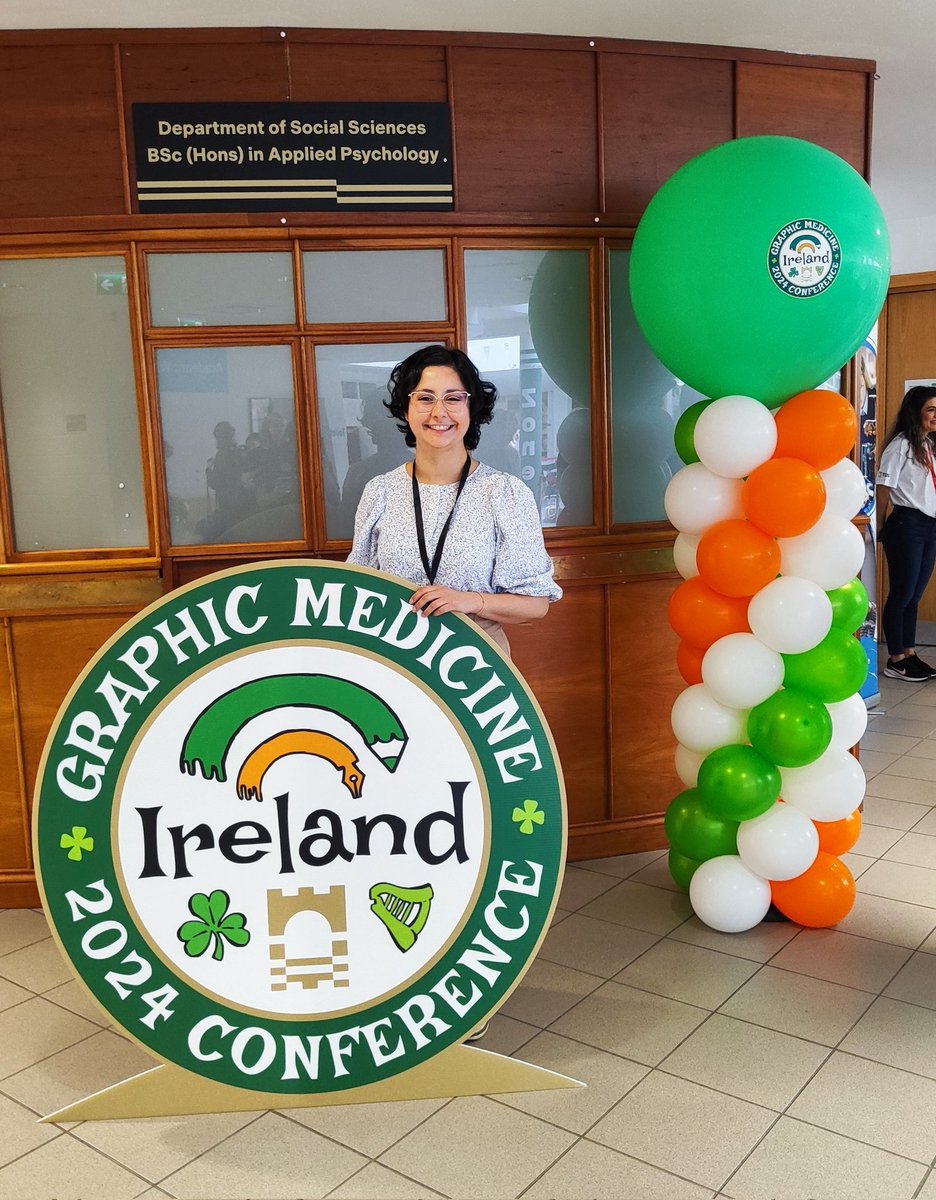 RCSI Rotunda Research Department (@rcsirotundares) on Twitter photo Our Comms Manager <a href="/ElisaBelmonte4/">Elisa Belmonte</a> is attending the #GraphMed2024 conference in <a href="/TUS_ie/">Technological University of the Shannon</a>
Wishing her a fantastic time filled with learning and networking!
#GraphicMedicine <a href="/GraphicMedicine/">Graphic Medicine</a> Our Comms Manager <a href="/ElisaBelmonte4/">Elisa Belmonte</a> is attending the #GraphMed2024 conference in <a href="/TUS_ie/">Technological University of the Shannon</a>
Wishing her a fantastic time filled with learning and networking!
#GraphicMedicine <a href="/GraphicMedicine/">Graphic Medicine</a>