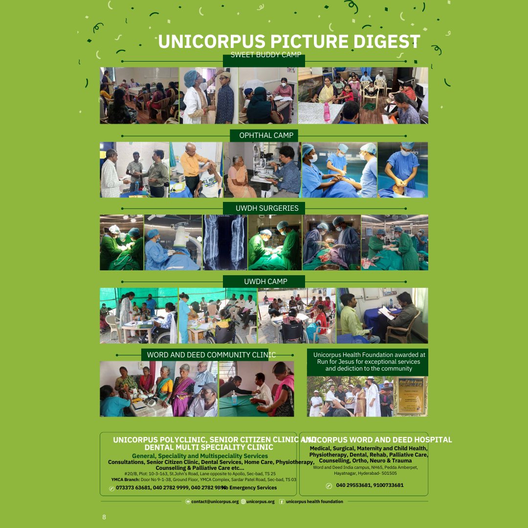 UnicorpusHealth's tweet photo. Greetings, and welcome to the 27th edition of the Unicorpus Geriatric Newsletter for April through June of 2024.
#GeriatricNewsletter #HealthFirst #StayEmpowered #NewsletterAlert #UnicorpusHealthFoundation https://t.co/GvsANfjyML
