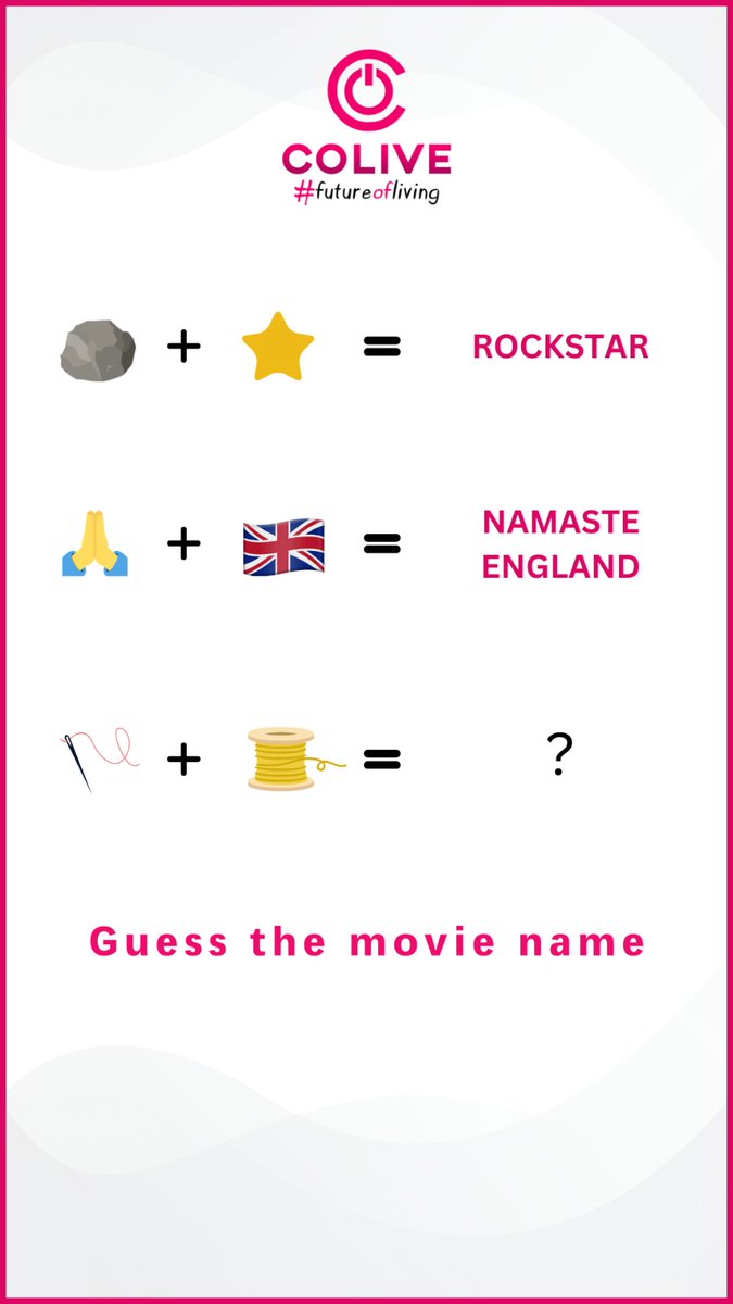 Lets_Colive's tweet image. Comment down the answer👇 

 #WorldEmojiDay #EmojiFun #colive #Bollywood
