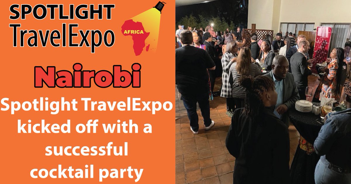 Spotlight Nairobi TravelExpo kicked off on Tuesday evening with a cocktail party at Sarova Panafic The Spotlight TravelExpo takes place over two days with over 400 trade expected to attend! More pics: lnkd.in/dKK8sVSw #SpotlightTravelExpo #HTMS #Nairobi #Spotlight #travel
