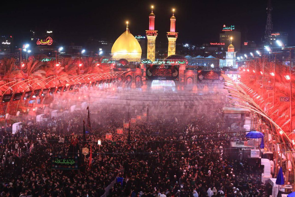 عَظَّمَ اللَّهُ أُجُورَنَا بِمُصَابِنَا بِالْحُسَيْنِ (عليه السلام) ، وَ جَعَلَنَا وَ إِيَّاكُمْ مِنَ الطَّالِبِينَ بِثَأْرِهِ مَعَ وَلِيِّهِ وَ الْإِمَامِ الْمَهْدِيِّ مِنْ آلِ مُحَمَّدٍ 💔.

#أولسنا_على_الحق