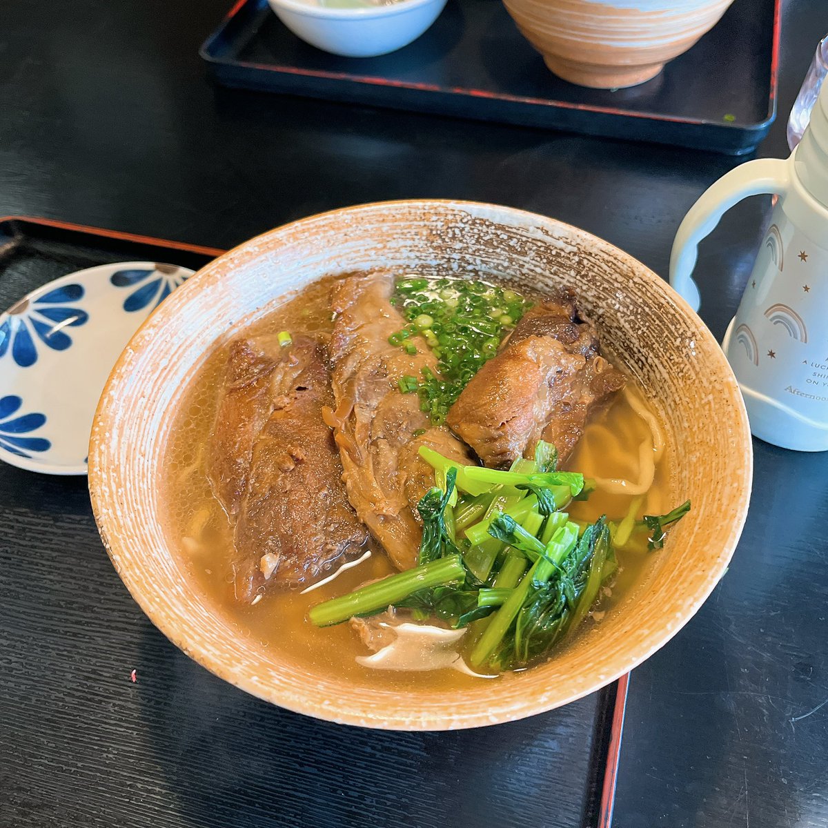 ririchiyo1007's tweet photo. とりあえず沖縄そば🍜 https://t.co/QUiFn2SeXP