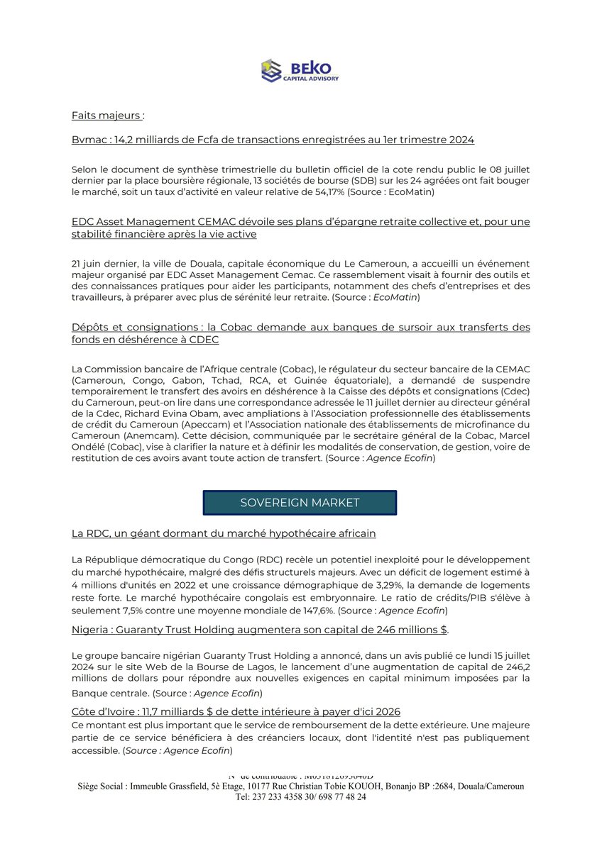 Beko Capital Advisory tweet media