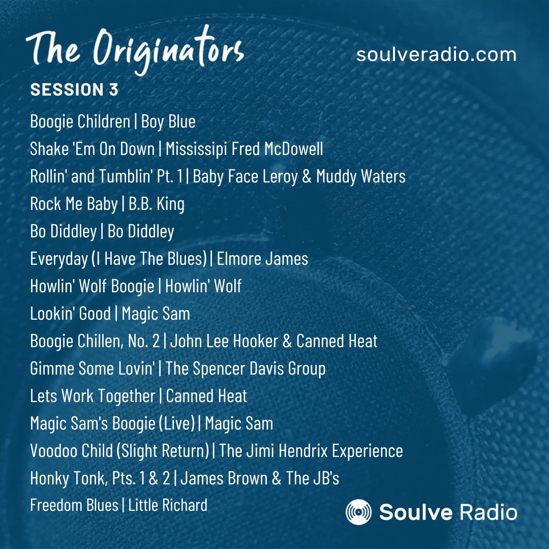 soulveradio's tweet image. 🎸The Originators returns with a Summertime Blues selection of 15 #Blues #RhythmandBlues #BluesRock classics 🔊🎶✨ Feat #JohnLeeHooker #MuddyWaters #BBKing #HowlinWolf #JimiHendrix &amp;amp; many more legends! 
👉cutt.ly/to3mc